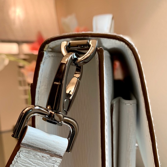 Salvatore Ferragamo Rare Revival Briefcase White - Picture 7 of 12